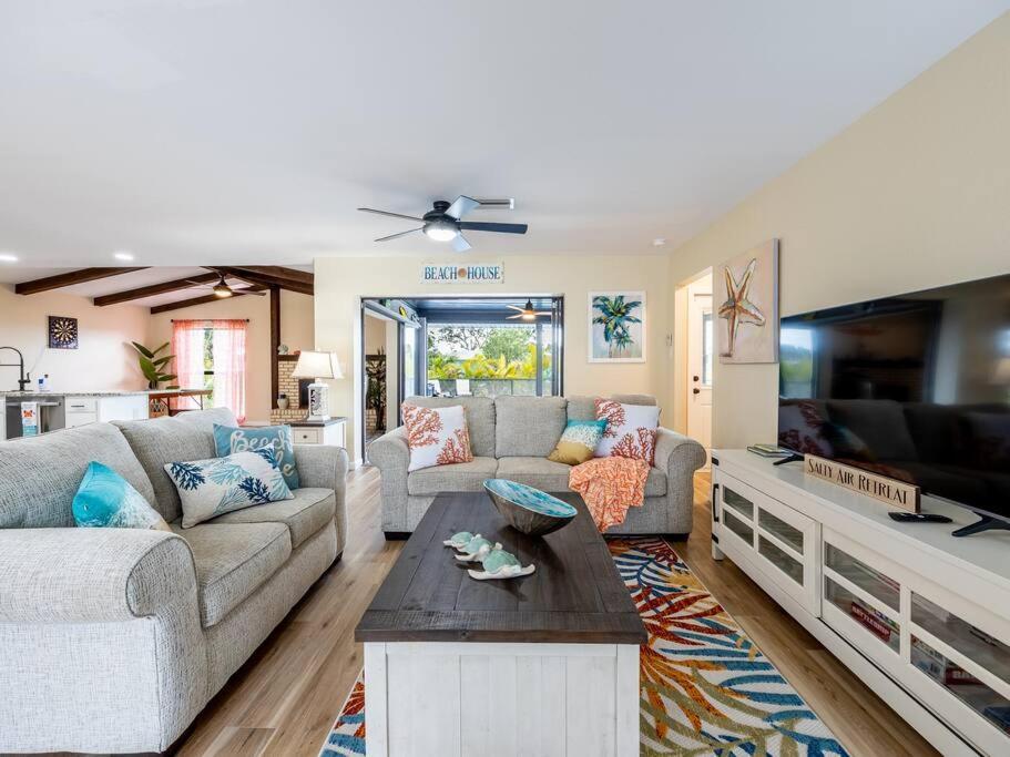 Englewood, Manasota Keys - 2 Bedroom Luxury Villa, Pool, Game Room, 6 Min To Beaches Next To Canal Exterior photo